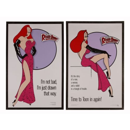 909. Two Foil US One-Sheets; 69 cm x 104 cm (27" x 41"), Near Mint- Rolled; Dayna Stedry ### WHO FRAMED ROGER RABBIT (1988)