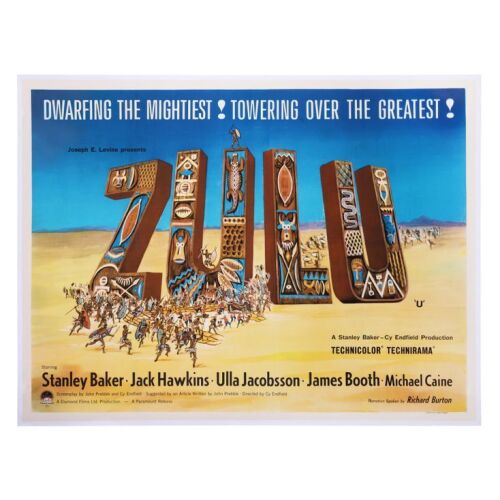 916. British Quad; 102 cm x 76 cm (40" x 30"), Very Fine Linen-backed; Unknown Artist ### ZULU (1964)