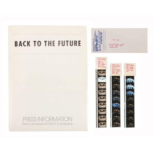 28. Envelope, Three Clock Tower Film Strips and Press Kit ### BACK TO THE FUTURE (1985)