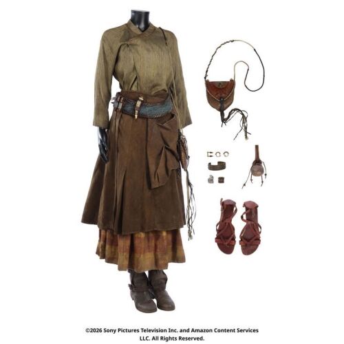 Lot # 13. Nynaeve al'Meara's 'Leavetaking' Costume and Accessories ### WHEEL OF TIME, THE (T.V. SERIES, 2021-2023)