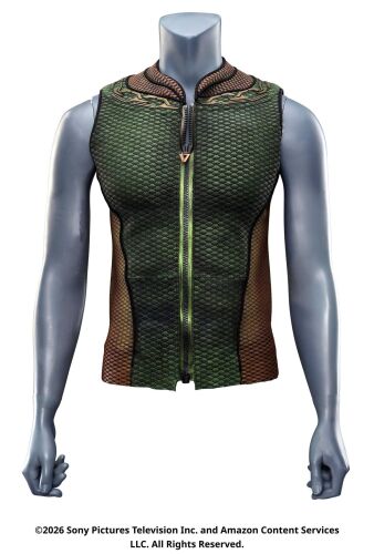 Lot #156: The Deep's Hero Supe Costume Tunic ### THE BOYS (T.V. SERIES, 2019 - 2026)
