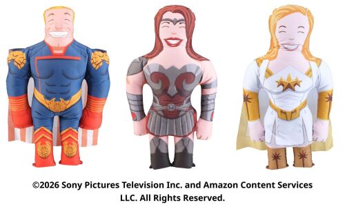 Lot #160: Set of Three Supe Plushies ### THE BOYS (T.V. SERIES, 2019 - 2026)