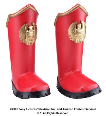 Lot #207: VoughtLand Homelander Boot Covers ### THE BOYS (T.V. SERIES, 2019 - 2026)
