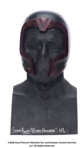 Lot #229: Gunpowder's Hero Helmet ### THE BOYS (T.V. SERIES, 2019 - 2026)