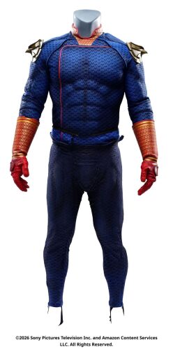 Lot #256: Homelander's Supe Costume Tunic, Pants, and Gloves ### THE BOYS (T.V. SERIES, 2019 - 2026)