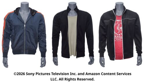 Lot #269: Collection of Frenchie's Season 1 Jackets and Shirts ### THE BOYS (T.V. SERIES, 2019 - 2026)