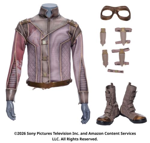 Lot #320: Blindspot's Screen-Matched Bloodied Hero Supe Costume Components ### THE BOYS (T.V. SERIES, 2019 - 2026)