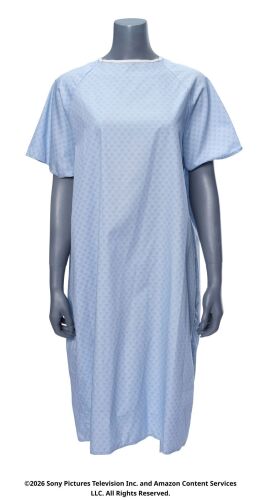 Lot #322: Stormfront's Vought Patient Gown ### THE BOYS (T.V. SERIES, 2019 - 2026)