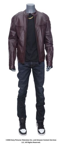 Lot #350: Mother's Milk's (M.M.) We'll Keep the Red Flag Flying Here Costume ### THE BOYS (T.V. SERIES, 2019 - 2026)