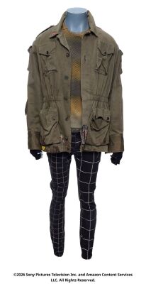 Lot #351: Frenchie's We'll Keep the Red Flag Flying Here Costume ### THE BOYS (T.V. SERIES, 2019 - 2026)