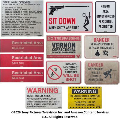 Lot #400: Collection of Vernon Correctional Services Corporation and Freedom Camp 47 Signs ### THE BOYS (T.V. SERIES, 2019 - 2026)