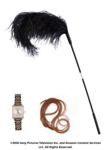 Lot #431: Ashley Barrett's Watch, Hero Feather Wand, and Hair Clumps ### THE BOYS (T.V. SERIES, 2019 - 2026)