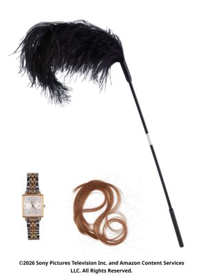 Lot #431: Ashley Barrett's Watch, Hero Feather Wand, and Hair Clumps ### THE BOYS (T.V. SERIES, 2019 - 2026)