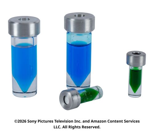 Lot #453: Pair of Temp V Vials and Pair of Compound V Vials ### THE BOYS (T.V. SERIES, 2019 - 2026)