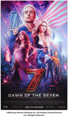 Lot #463: Dawn of the Seven Oversized Movie Poster on Foam Core ### THE BOYS (T.V. SERIES, 2019 - 2026)
