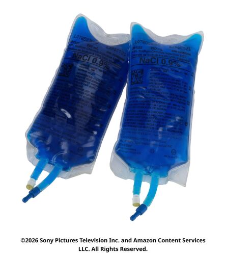 Lot #48: Pair of Compound V Intravenous Bags ### THE BOYS (T.V. SERIES, 2019 - 2026)