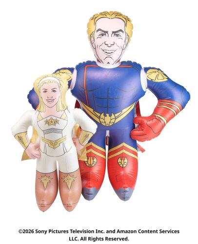 Lot #75: Pair of Homelander and Starlight Inflatable Dolls ### THE BOYS (T.V. SERIES, 2019 - 2026)