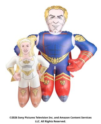 Lot #75: Pair of Homelander and Starlight Inflatable Dolls ### THE BOYS (T.V. SERIES, 2019 - 2026)