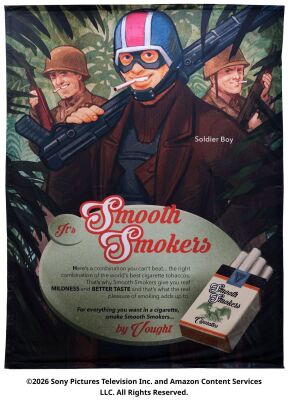 Lot #173: Soldier Boy Large Cigarette Banner ### THE BOYS (T.V. SERIES, 2019 - 2026)