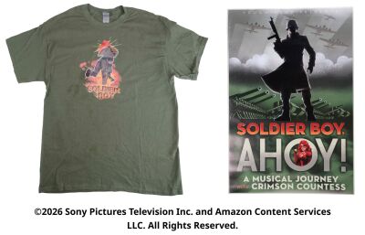 Lot #187: VoughtLand Soldier Boy Merch ### THE BOYS (T.V. SERIES, 2019 - 2026)