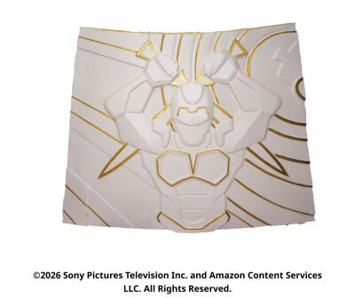 Lot #215: Black Noir Vought Tower Oversized Conference Room Ceiling Panel ### THE BOYS (T.V. SERIES, 2019 - 2026)