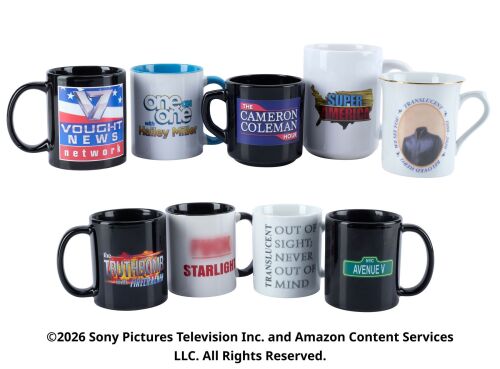 Lot #264: Collection of The Boys Series Mugs ### THE BOYS (T.V. SERIES, 2019 - 2026)