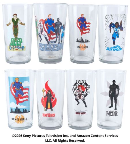 Lot #283: Set of Eight The Seven Glasses ### THE BOYS (T.V. SERIES, 2019 - 2026)