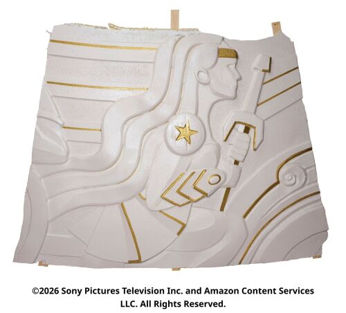 Lot #288: Queen Maeve Vought Tower Oversized Conference Room Ceiling Panel ### THE BOYS (T.V. SERIES, 2019 - 2026)