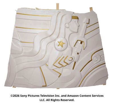 Lot #288: Queen Maeve Vought Tower Oversized Conference Room Ceiling Panel ### THE BOYS (T.V. SERIES, 2019 - 2026)