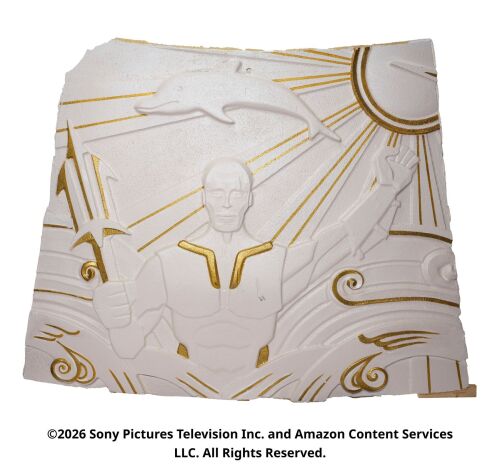 Lot #296: The Deep Vought Tower Oversized Conference Room Ceiling Panel ### THE BOYS (T.V. SERIES, 2019 - 2026)