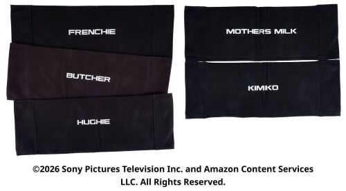 Lot #301: The Boys Character Chairbacks ### THE BOYS (T.V. SERIES, 2019 - 2026)