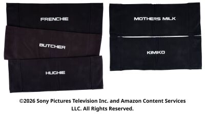 Lot #301: The Boys Character Chairbacks ### THE BOYS (T.V. SERIES, 2019 - 2026)
