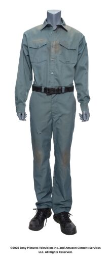 Lot #349: Hughie Campbell's Distressed Electrician Disguise Costume ### THE BOYS (T.V. SERIES, 2019 - 2026)