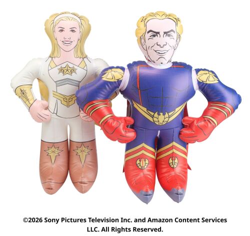 Lot #407: Pair of Homelander and Starlight Inflatable Dolls ### THE BOYS (T.V. SERIES, 2019 - 2026)