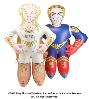Lot #411: Pair of Homelander and Starlight Inflatable Dolls ### THE BOYS (T.V. SERIES, 2019 - 2026)