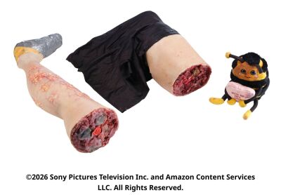 Lot #423: Kimiko's Leg Stump and Lower Infected Leg Prosthetics with Bloody Bee Stuffy ### THE BOYS (T.V. SERIES, 2019 - 2026)