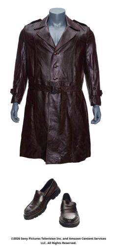Lot #432: Love Sausage's Season 4 Finale Coat and Shoes ### THE BOYS (T.V. SERIES, 2019 - 2026)