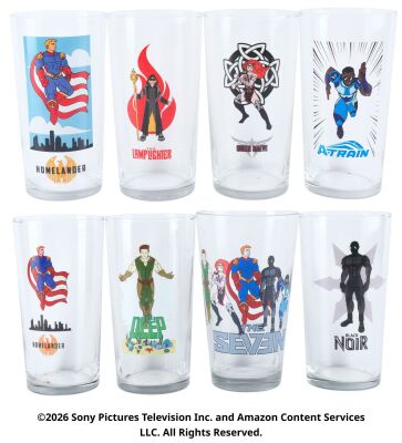 Lot #2: Set of Eight The Seven Glasses ### THE BOYS (T.V. SERIES, 2019 - 2026)