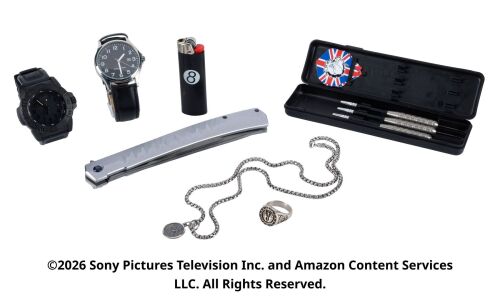 Lot #14: Billy Butcher's Accessories with Joe Kessler's Rubber Knife ### THE BOYS (T.V. SERIES, 2019 - 2026)