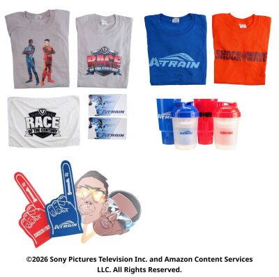 Lot #39: A-Train vs Shockwave Race Merchandise ### THE BOYS (T.V. SERIES, 2019 - 2026)