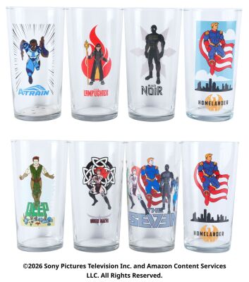 Lot #60: Set of Eight The Seven Glasses ### THE BOYS (T.V. SERIES, 2019 - 2026)