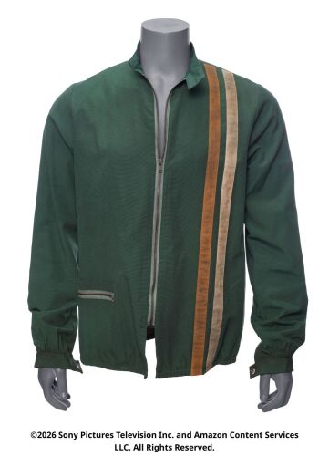 Lot #70: Hughie Campbell's Signature Green Jacket ### THE BOYS (T.V. SERIES, 2019 - 2026)