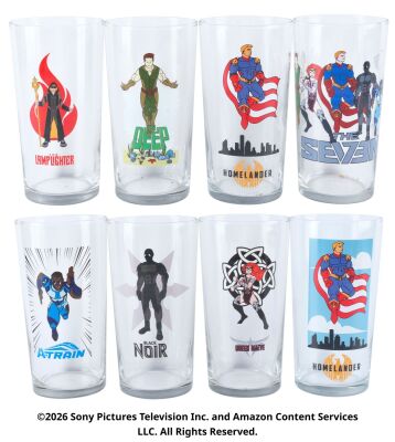 Lot #128: Set of Eight The Seven Glasses ### THE BOYS (T.V. SERIES, 2019 - 2026)