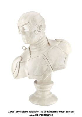 Lot #114: Black Noir Screen-Matched Vought Tower Hallway Bust ### THE BOYS (T.V. SERIES, 2019 - 2026)