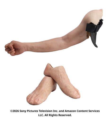 Lot #217: Hugie Campbell's Broken Arm Prosthetic with Barefoot Covers ### THE BOYS (T.V. SERIES, 2019 - 2026)