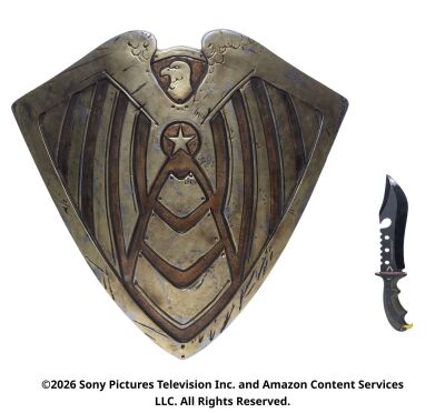 Lot #268: Soldier Boy's Rubber Shield with Rubber Knife ### THE BOYS (T.V. SERIES, 2019 - 2026)