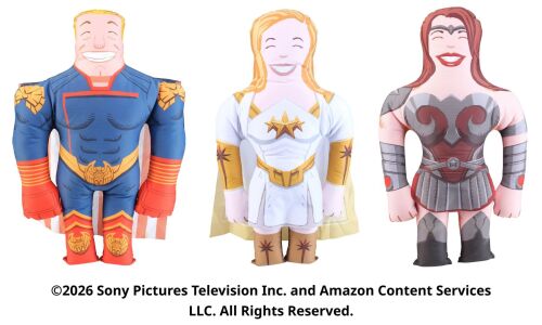 Lot #278: Set of Three Supe Plushies ### THE BOYS (T.V. SERIES, 2019 - 2026)