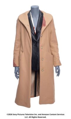 Lot #395: Annie January's Screen-Matched Bloodied "Beware the Jabberwock My Son" Costume Components ### THE BOYS (T.V. SERIES, 2019 - 2026)
