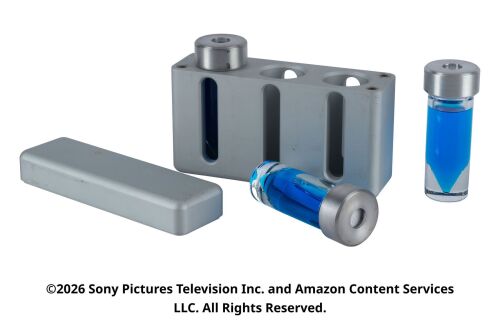 Lot #462: Set of Three Compound V Vials in Metal Case ### THE BOYS (T.V. SERIES, 2019 - 2026)