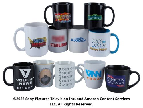 Lot #105: Set of 11 Various Mugs ### THE BOYS (T.V. SERIES, 2019 - 2026)